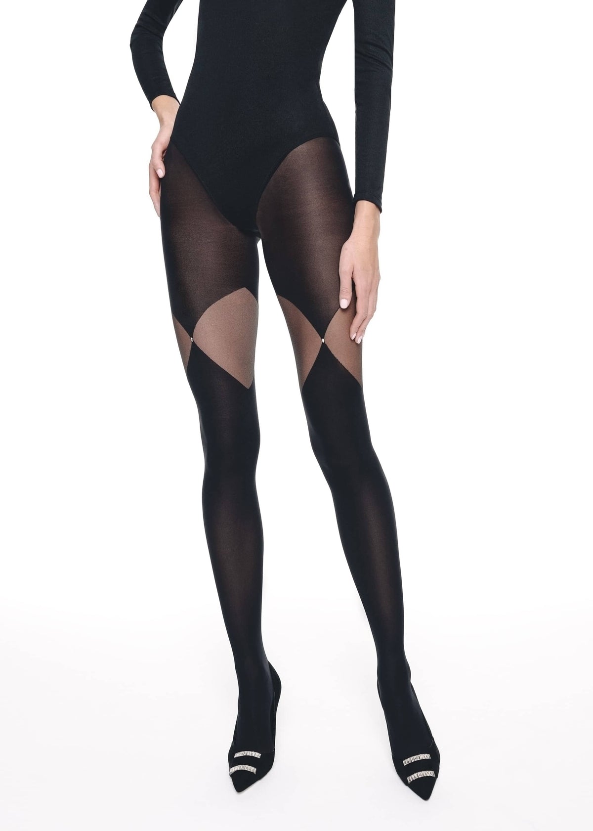 Conte Foxy 50 Den - Fantasy Women's Tights with a chic over-the-knee "stocking look" (19S-237SP)