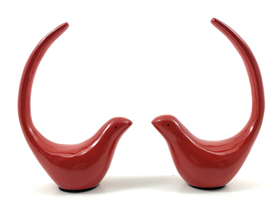 Vibhsa Red Bird Figurines of Heal and Happiness