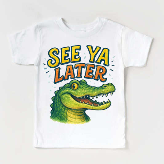 See Ya Later Alligator Shirt - Funny Retro Tee