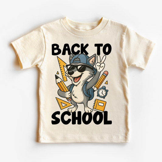 Back To School Wolf Mascot Shirt - Back To School Tee