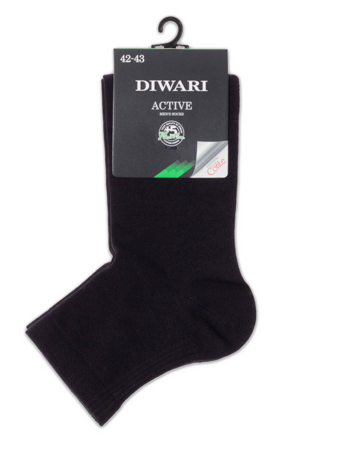 Lot of 6 pairs - Conte Classic Mid-Length Cotton Men's Socks - DiWaRi #20S-138SP