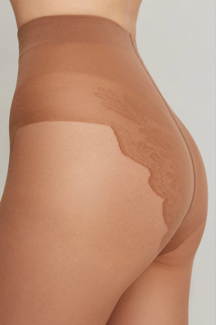 Conte Bikini Soft 40 Den - Classic Women's Tights with Ajour Top (8S-47SP)