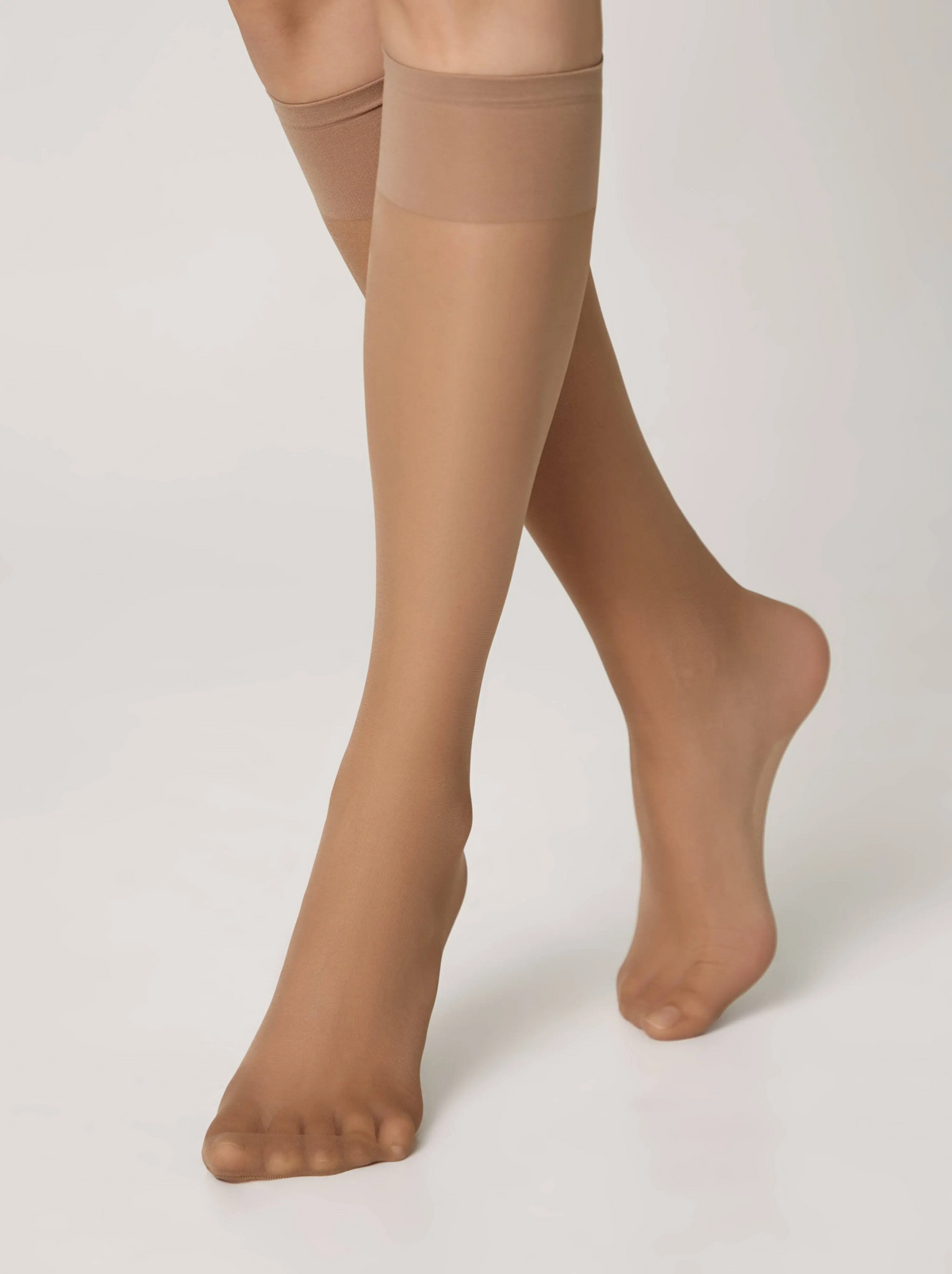Conte/Esli Accent 40 Den - 2 Pairs (Pack) Tight Knee-Highs for Women (8S-2SPE)