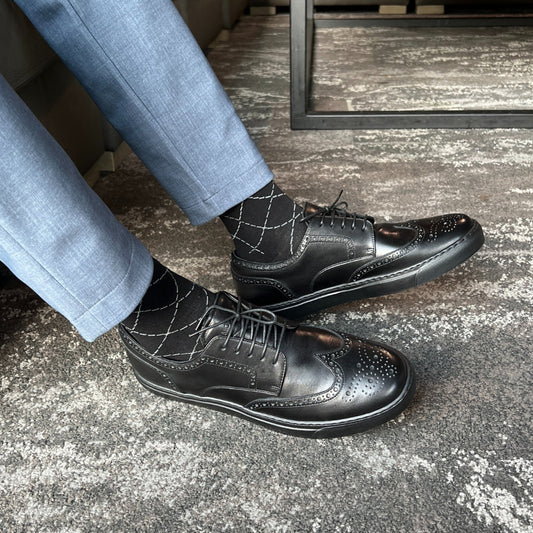 Men's Don Giovanni Wingtips - Black