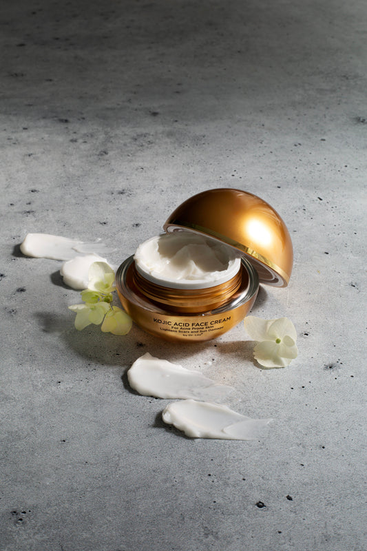 Kojic Acid Brightening Face Cream – Vegan, Gluten-Free & Acne-Prone Skin Friendly