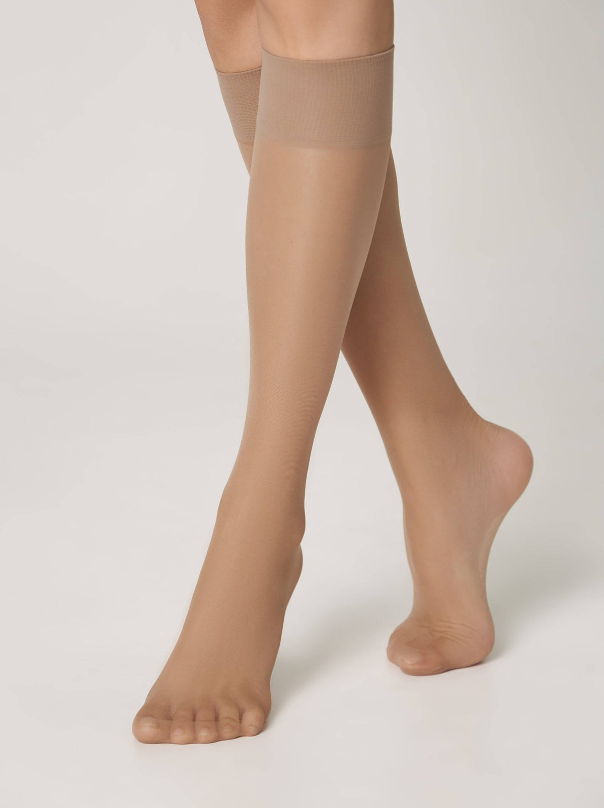 Conte/Esli Accent 40 Den - 2 Pairs (Pack) Tight Knee-Highs for Women (8S-2SPE)
