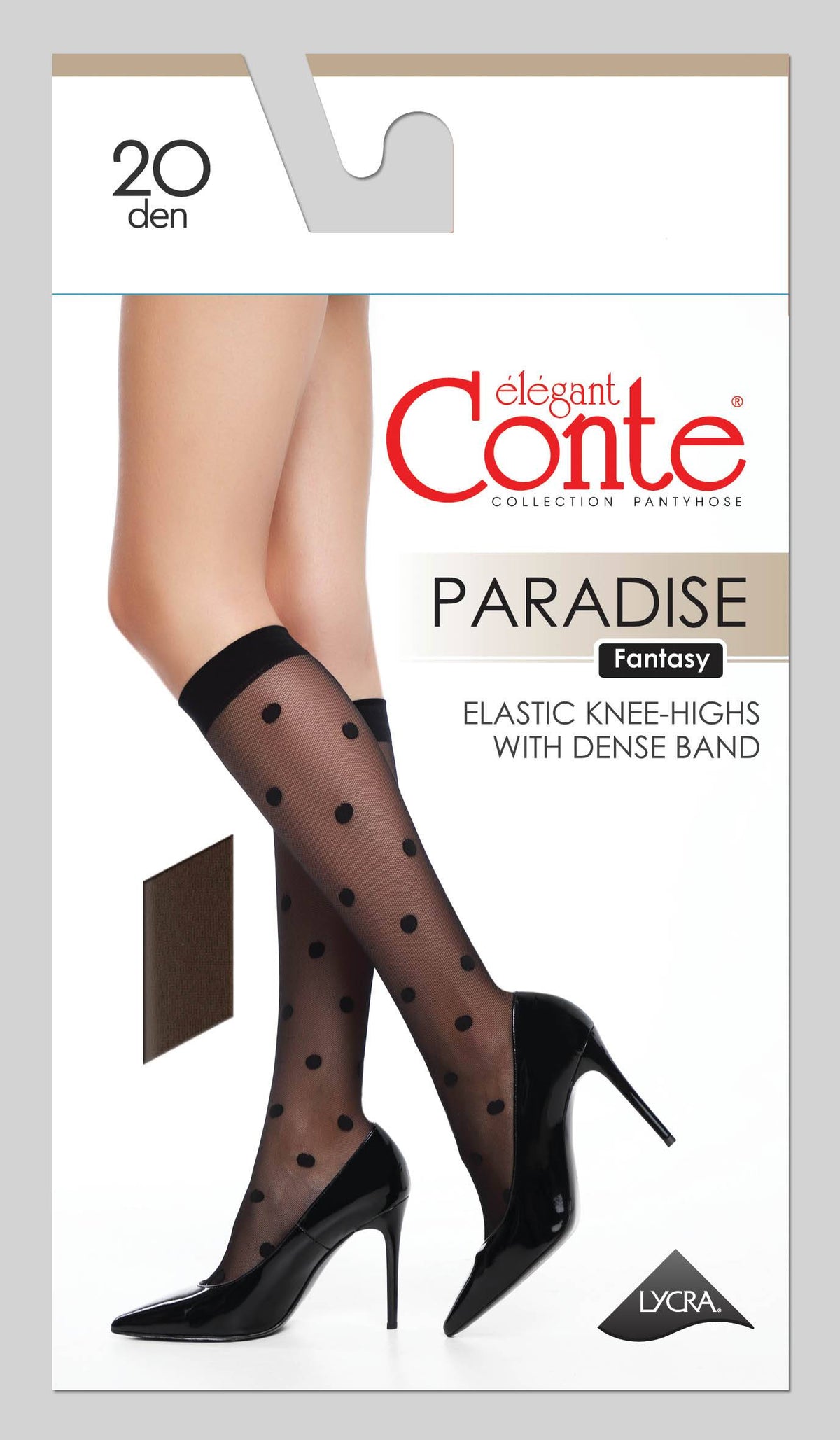 Conte Paradise 20 Den - Fantasy Knee-Highs for Women (21S-148SP)