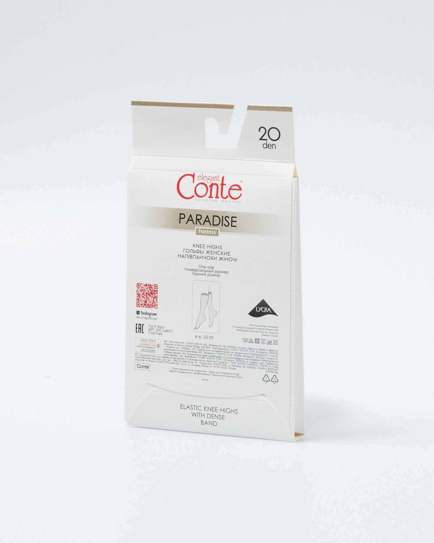 Conte Paradise 20 Den - Fantasy Knee-Highs for Women (21S-148SP)