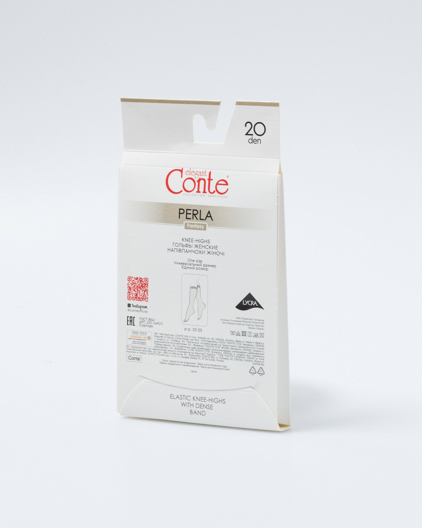 Conte Perla 20 Den - Fantasy Knee-Highs for Women (21C-149SP)