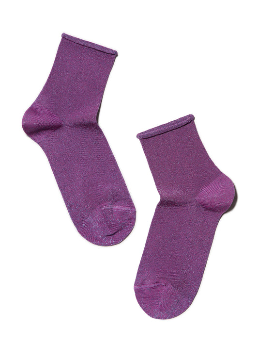 Conte Classic #17S-16SP(000) - 1 pair Viscose Women's Socks (lurex, without elastic)