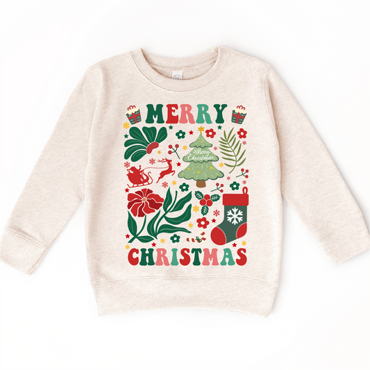 Boho Merry Christmas Shirt - Long Sleeve Tees & Sweatshirts