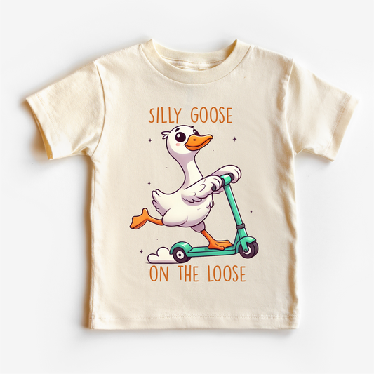 Silly Goose On The Loose Shirt - Funny Kids Tee