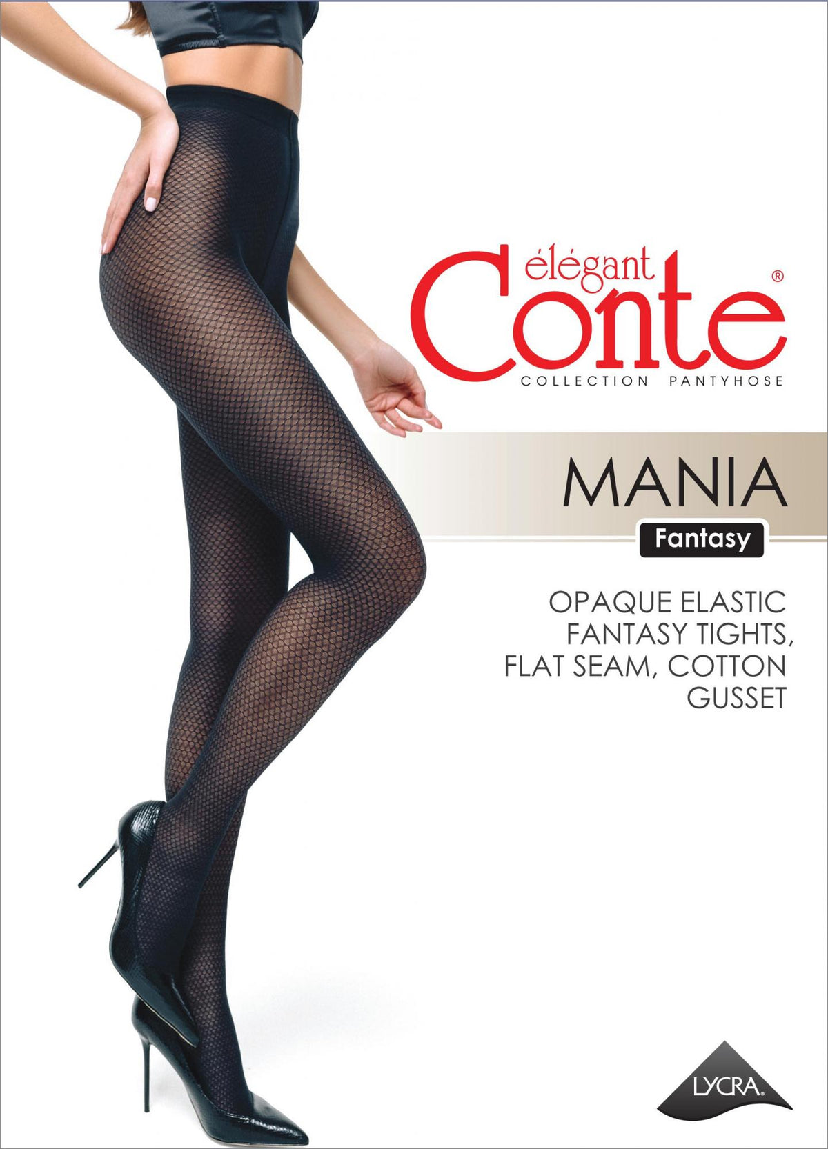 Conte Mania 30 Den - Жіночі колготки фентезі з ажурним візерунком (19С-11СП)