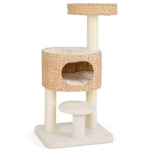 Modern Cattail Fluff Cat Tower
