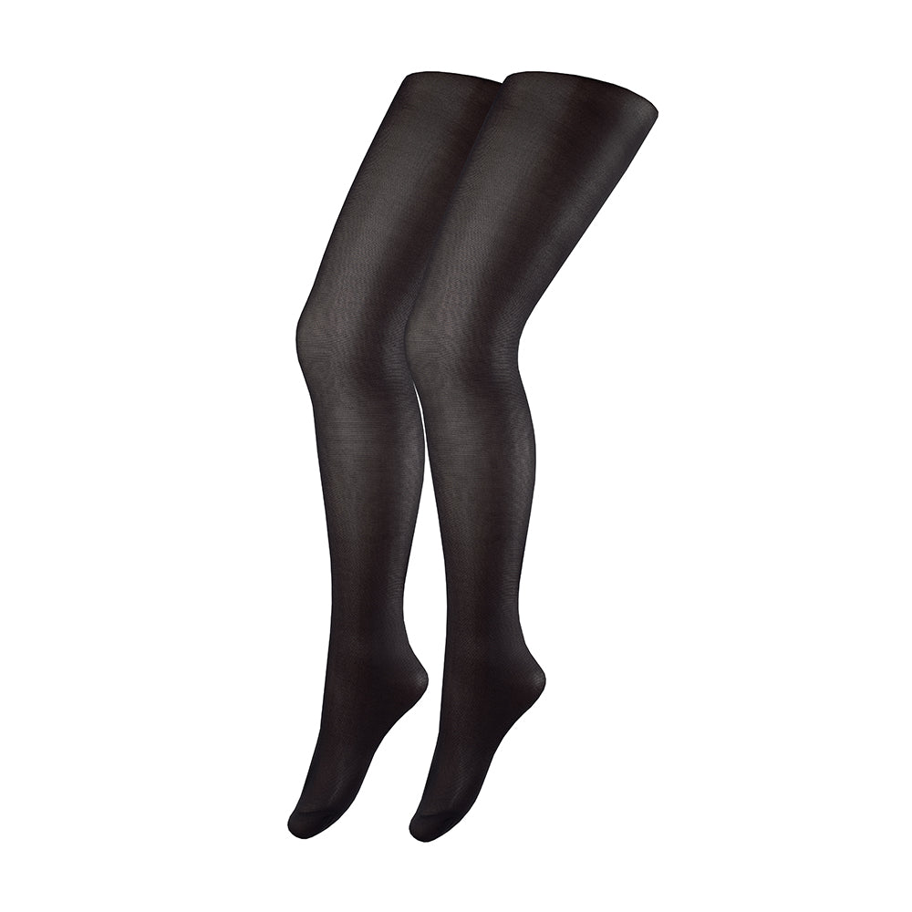 Duna (Ukraine) Basic Line 40 Den - Classic Plus Size Women's Tights with a Reinforced Shorts (#1120)
