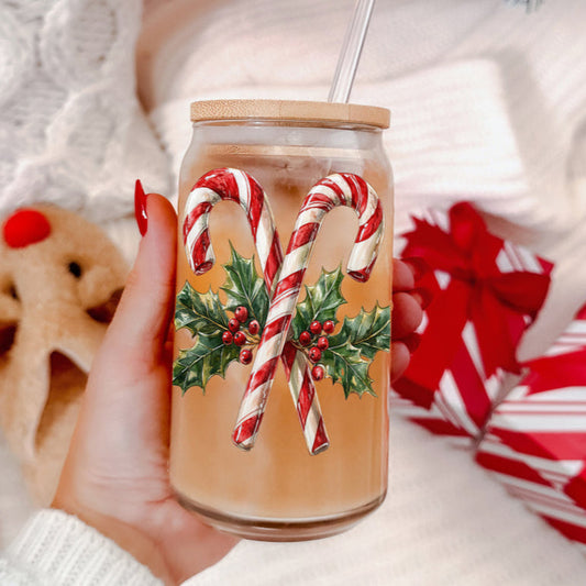 Candy Cane Holly 17oz