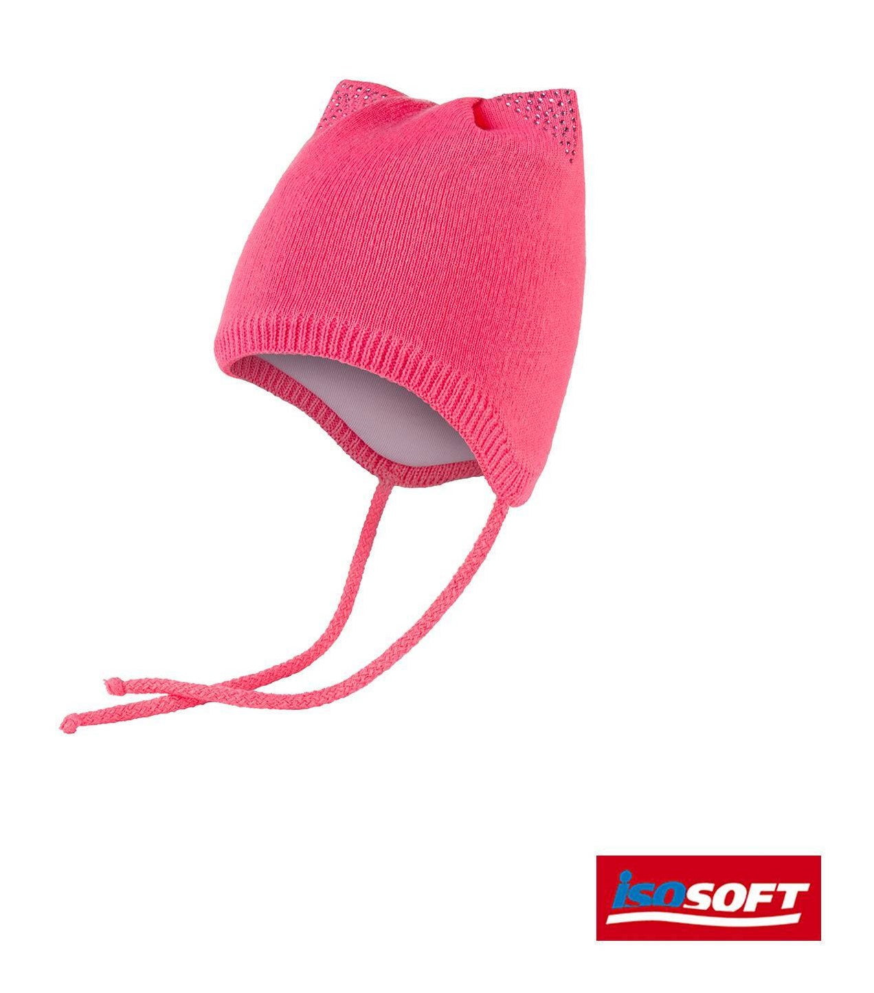 Conte/Esli Double knitted kids hat with insulation & cotton lining - For Girls (18С-32СП)