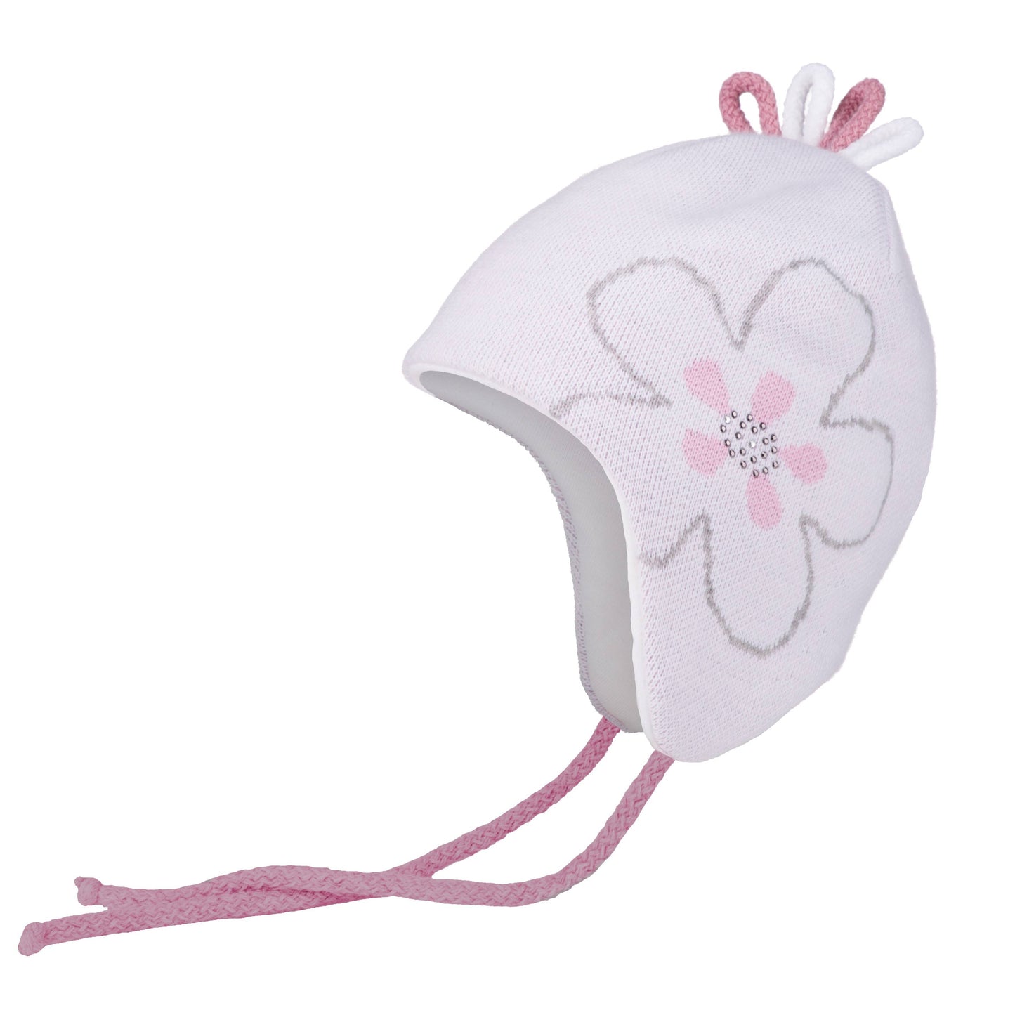 Conte/Esli Double knitted kids hat with insulation & cotton lining - For Girls (18С-29СП)