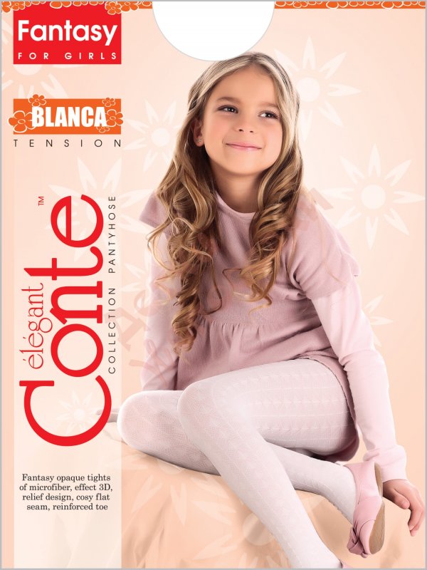 Conte Blanca 60 Den - Fantasy Opaque Tights For Girls - 4yr. 6yr. 8yr. 12yr. (8С-100СП)