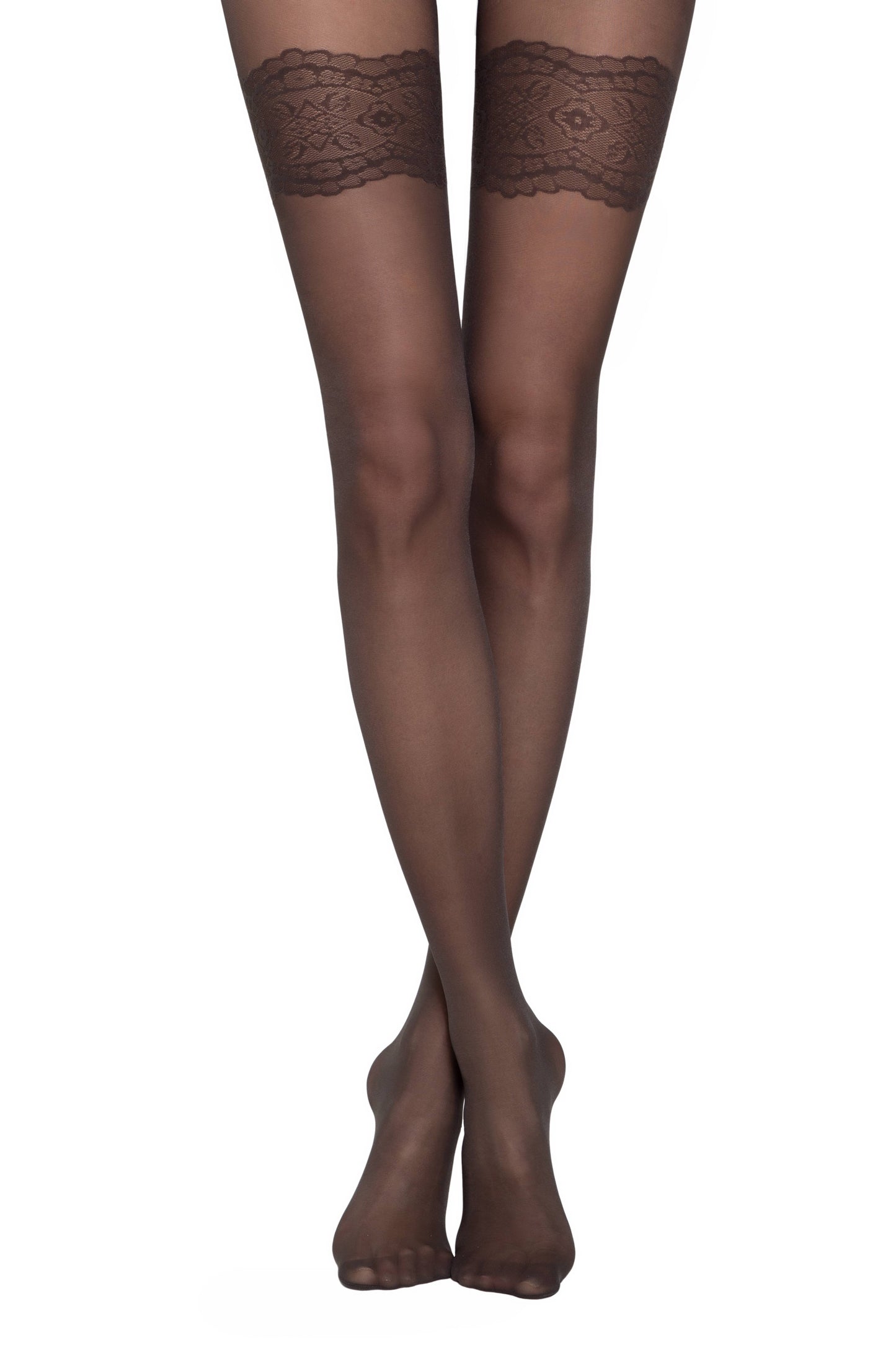 Conte Perfect 30 Den - Fantasy Women's Tights with imitation stockings (19С-107СП)