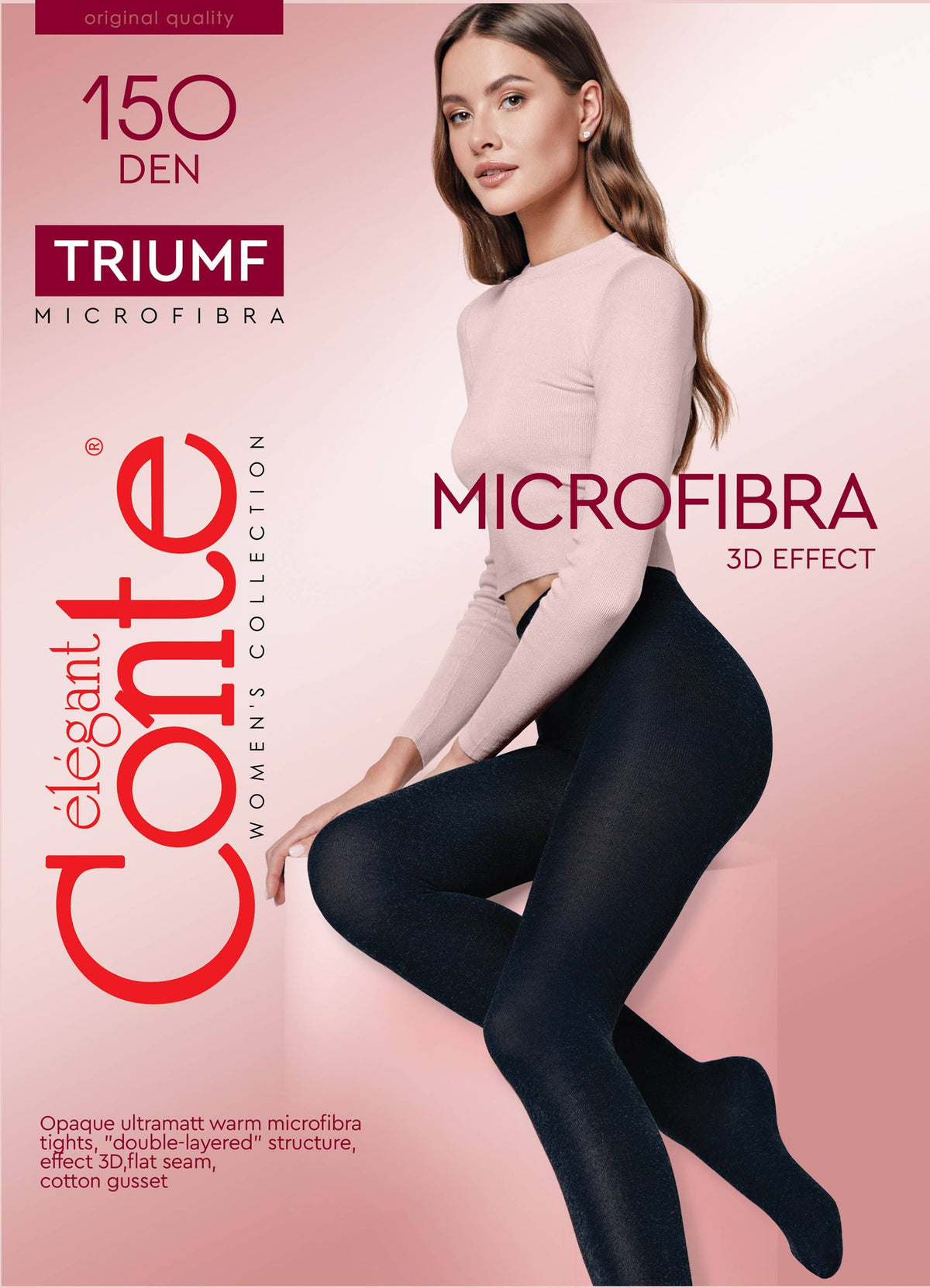 Conte Triumf 150 Den - Microfibra Opaque Women's Tights (8С-57СП)