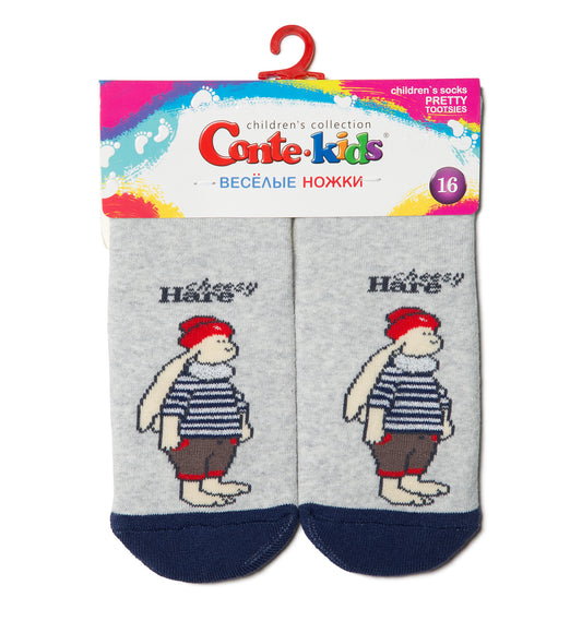 Conte-Kids Pretty Tootsies #17С-45СП(294) - лот із 2 пар бавовняних махрових шкарпеток для хлопчиків та дівчаток