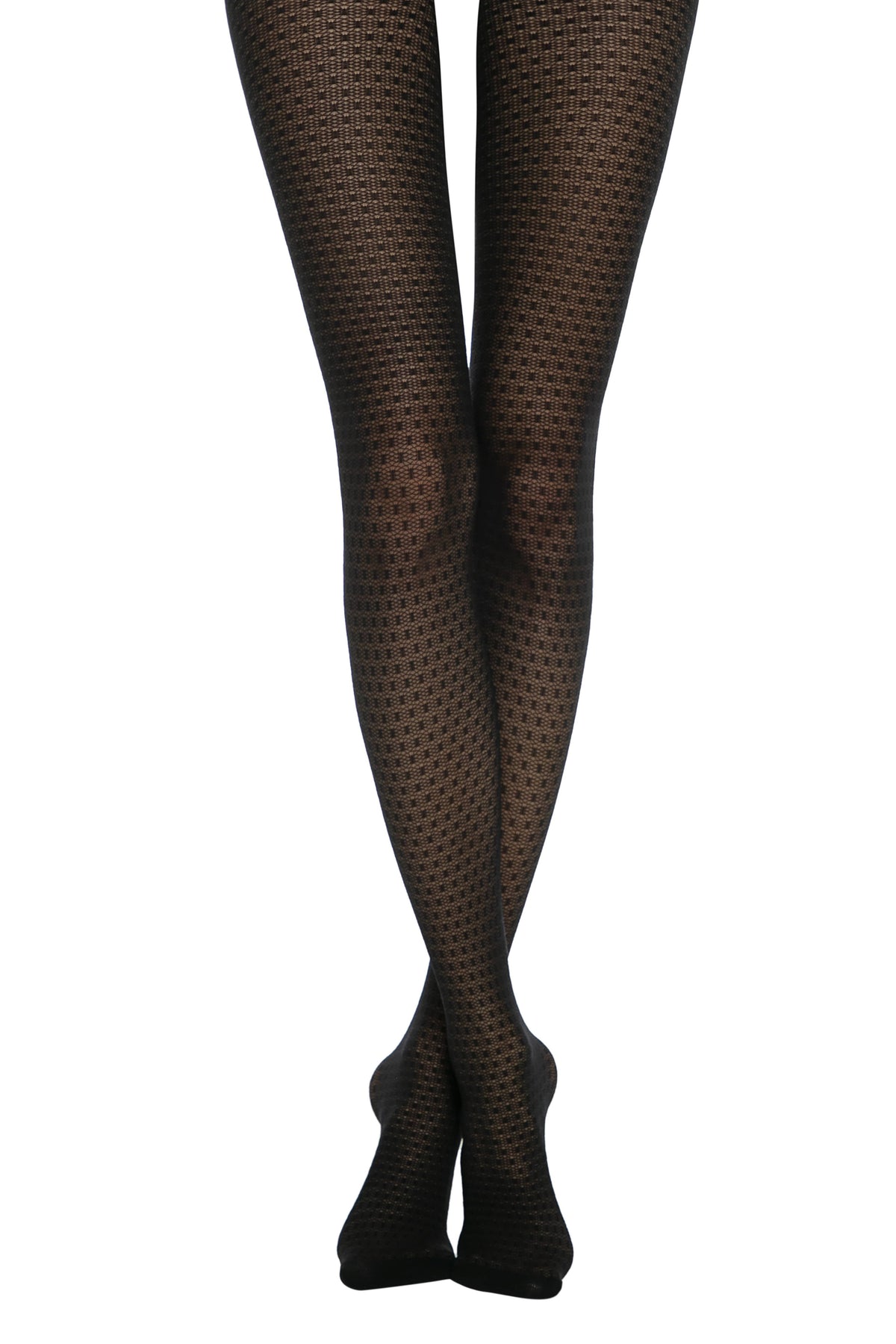 Conte Vision 30 Den - Fantasy Women's Tights with an openwork geometric pattern "dots" (20С-95СП)