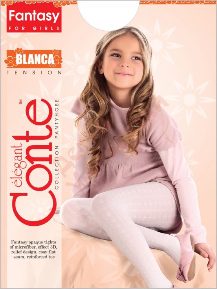 Conte Blanca 60 Den - Fantasy Opaque Tights For Girls - 4yr. 6yr. 8yr. 12yr. (8С-100СП)
