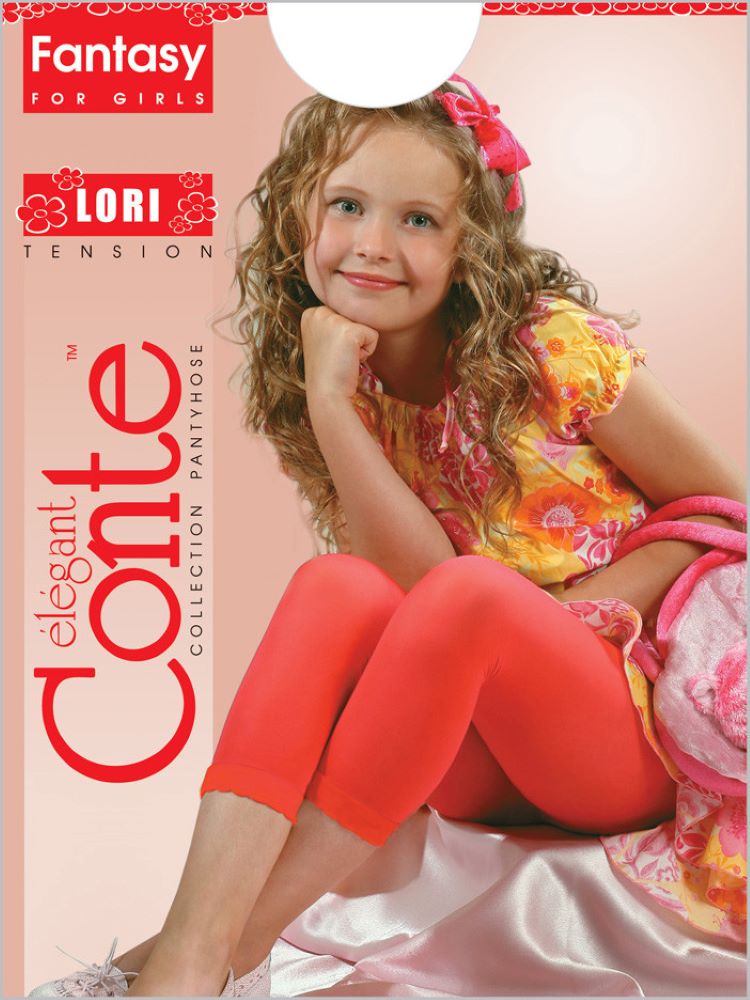 Conte Lori - Детские тонкие эластичные фантазийные леггинсы для девочек (8С-110СП)