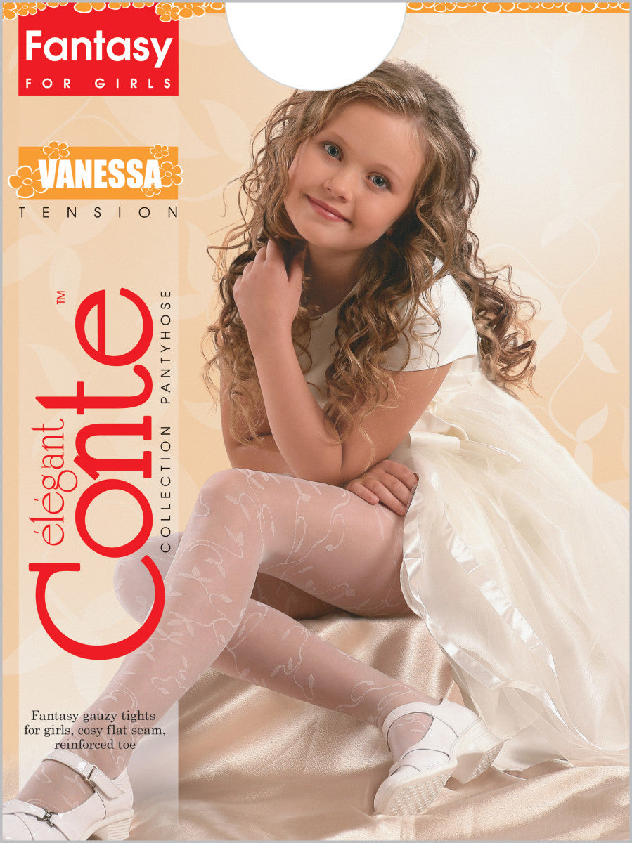 Conte Vanessa 20 Den - Fantasy Thin Tights for Girls - 4yr. 6yr. (8S-101SP)