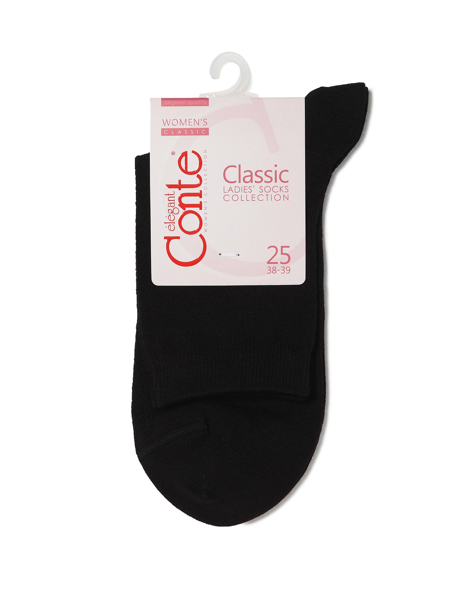 Conte Classic #15С-15СП(061) - Lot of 2 pairs Elegant Cotton Women's Socks