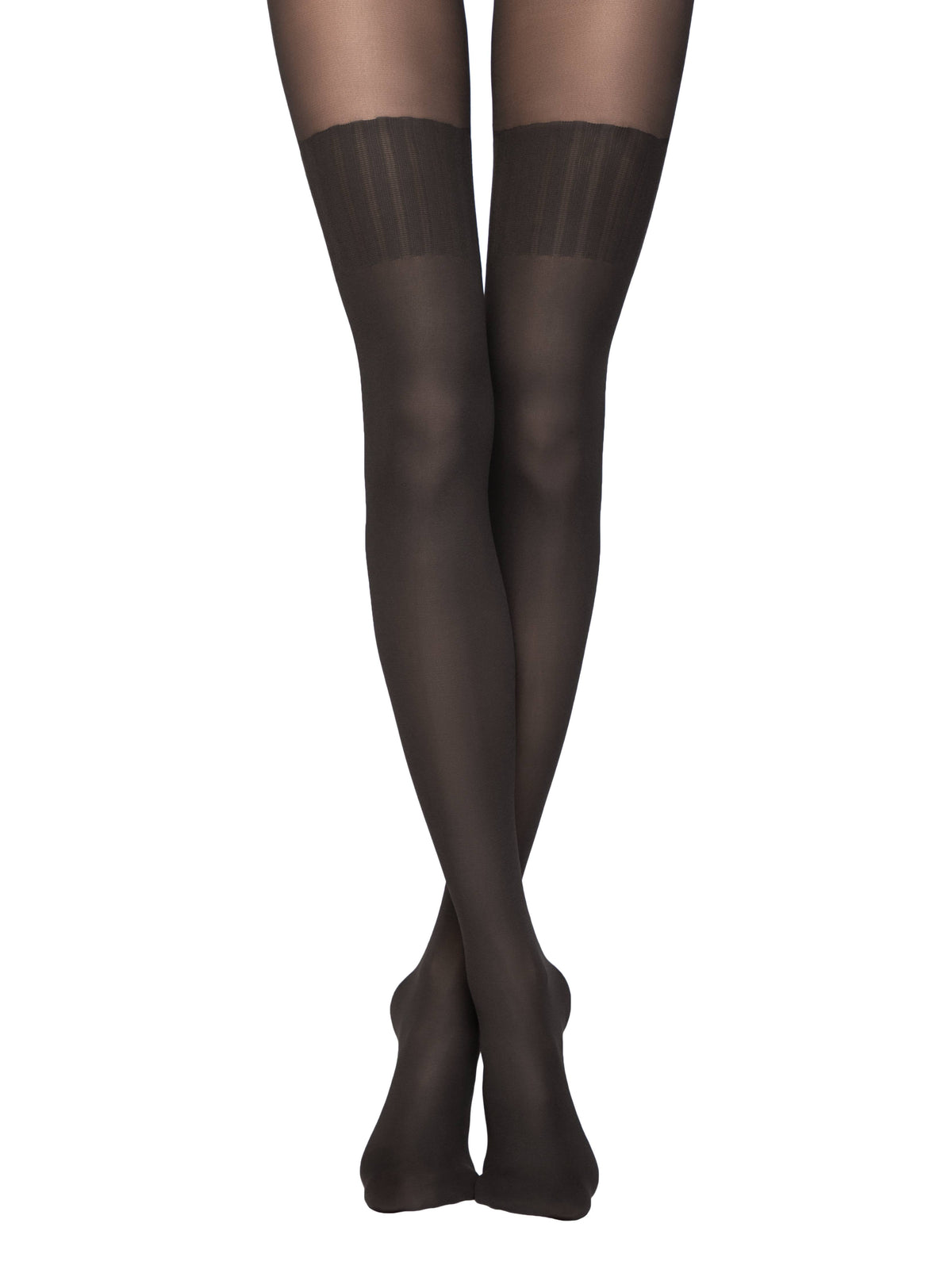 Conte Erica 20/60 Den - Fantasy Opaque Women's Tights with Imitation Mélange Golfs (12S-7SP)