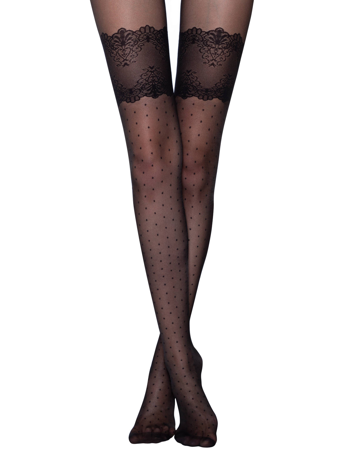 Conte Seduction 20 Den - Fantasy Polka Dots Stockings Imitation Women's Tights (21С-91СП)