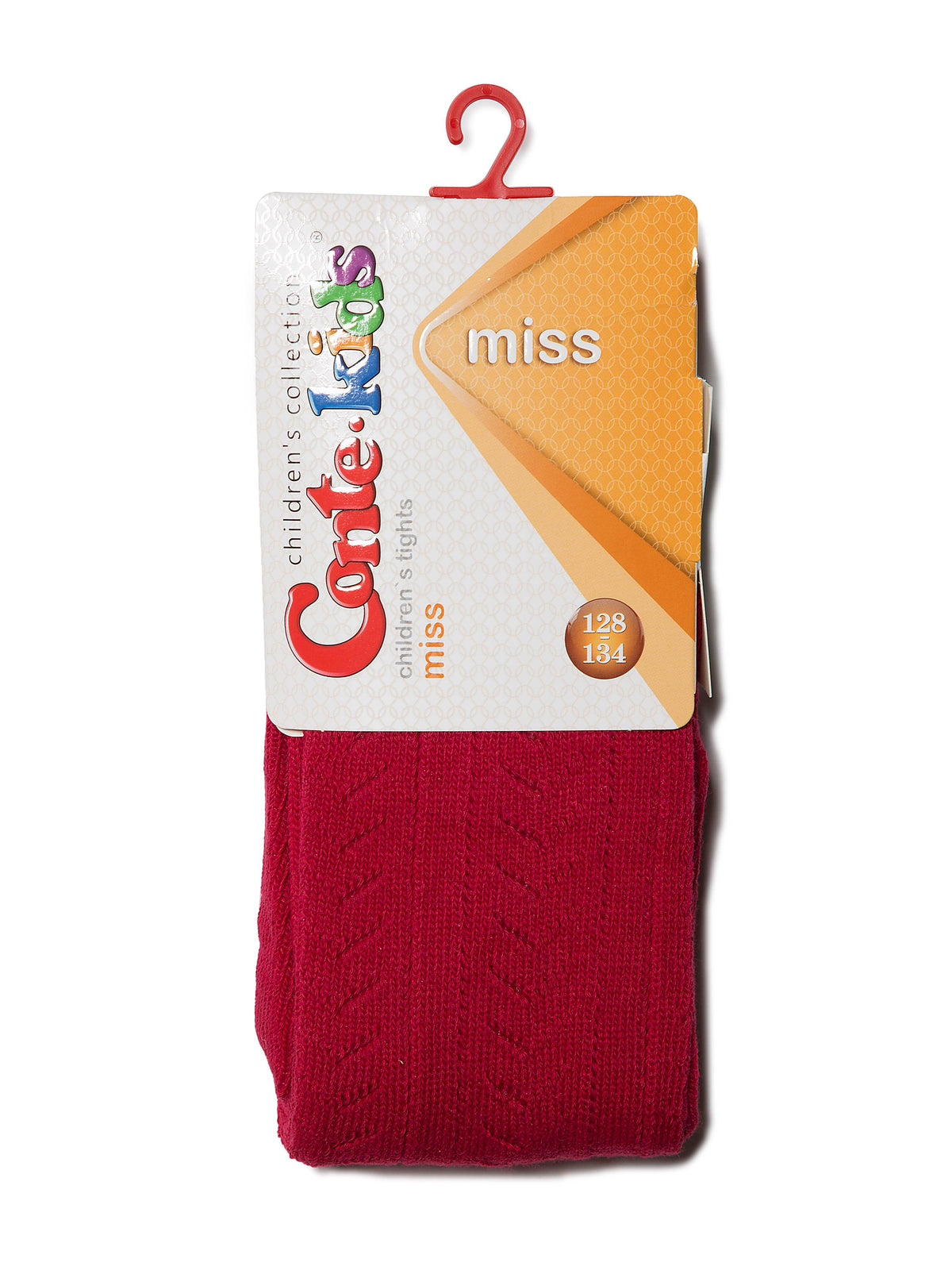 #7С-80СП(267) - Ажурные хлопковые колготки Miss Conte-Kids для девочек 6-8 лет.