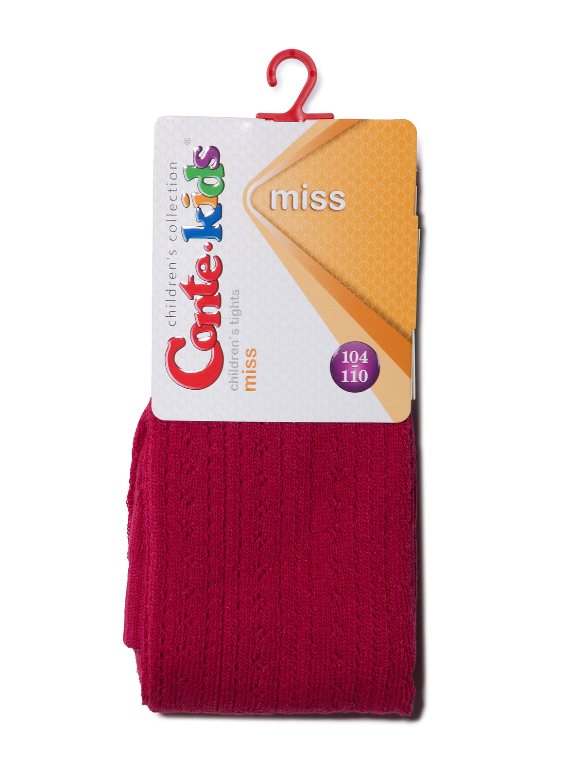 #7С-80СП(270) - Ажурные хлопковые колготки Miss Conte-Kids для девочек 2-4 года.