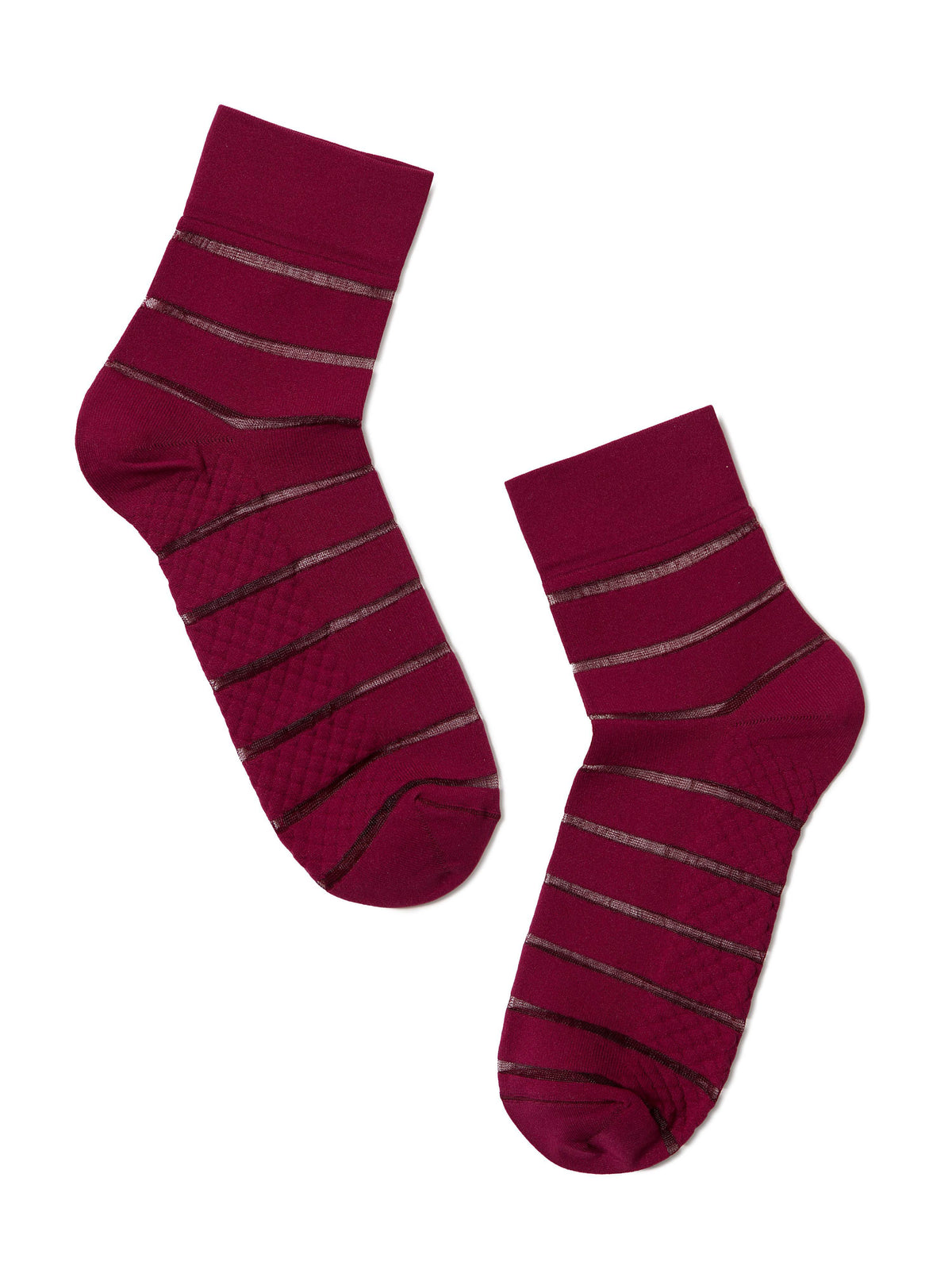 Conte Fantasy #16S-85SP - 1 pair Polyamide Women's Socks with Transparent mesh panels