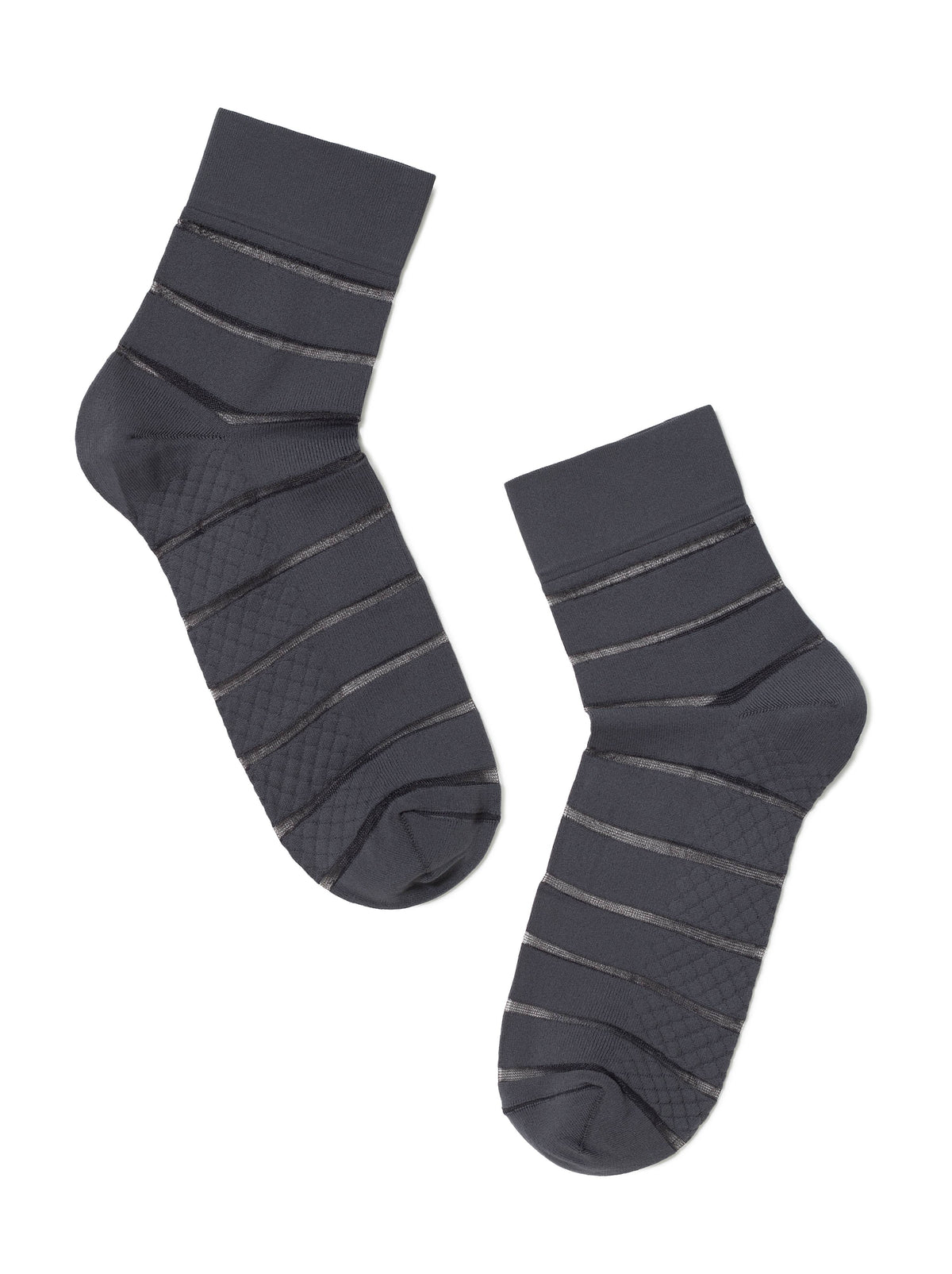 Conte Fantasy #16S-85SP - 1 pair Polyamide Women's Socks with Transparent mesh panels