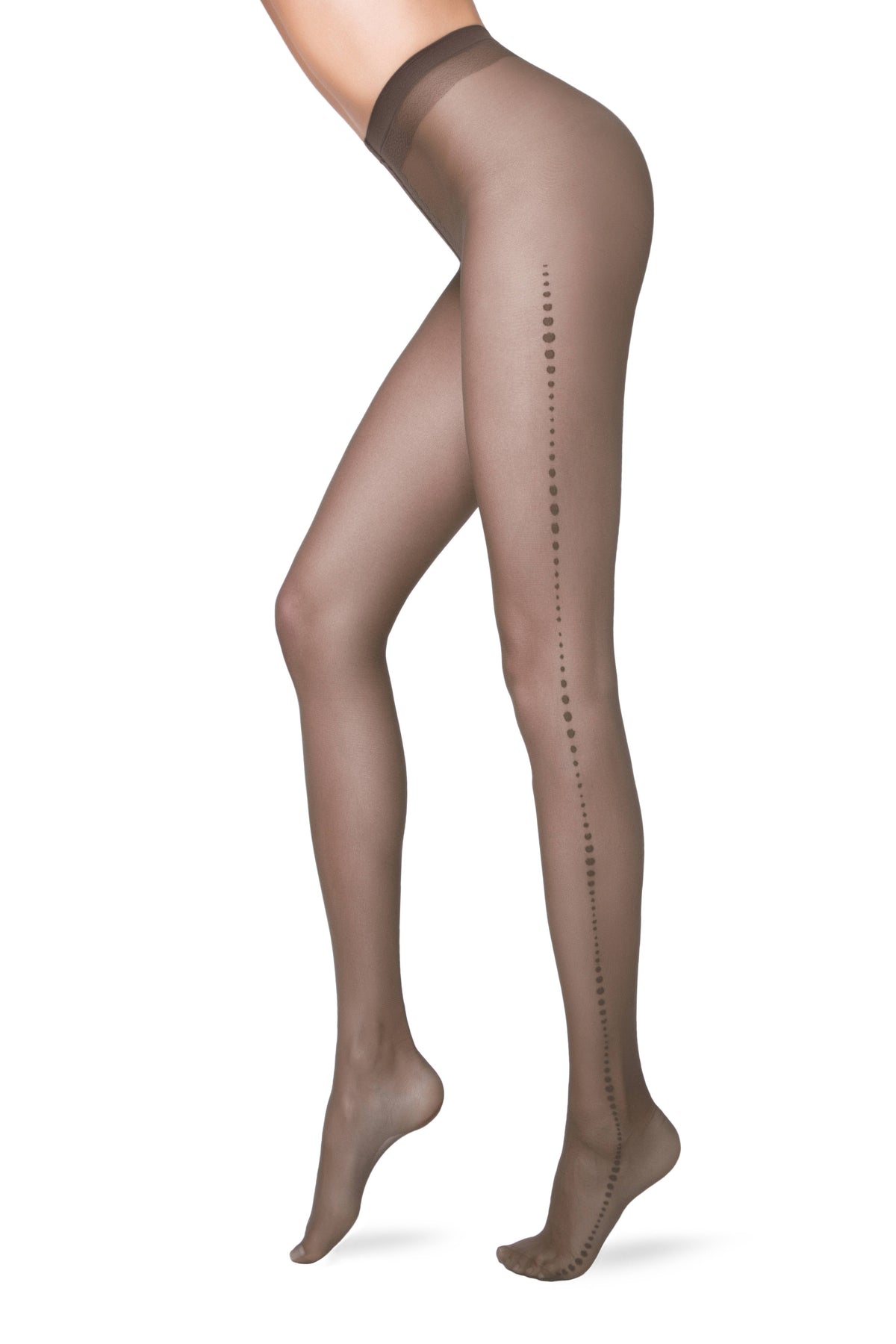 Conte Lira 20 Den - Fantasy Women's Tights with a line of large dots (16S-44SP)
