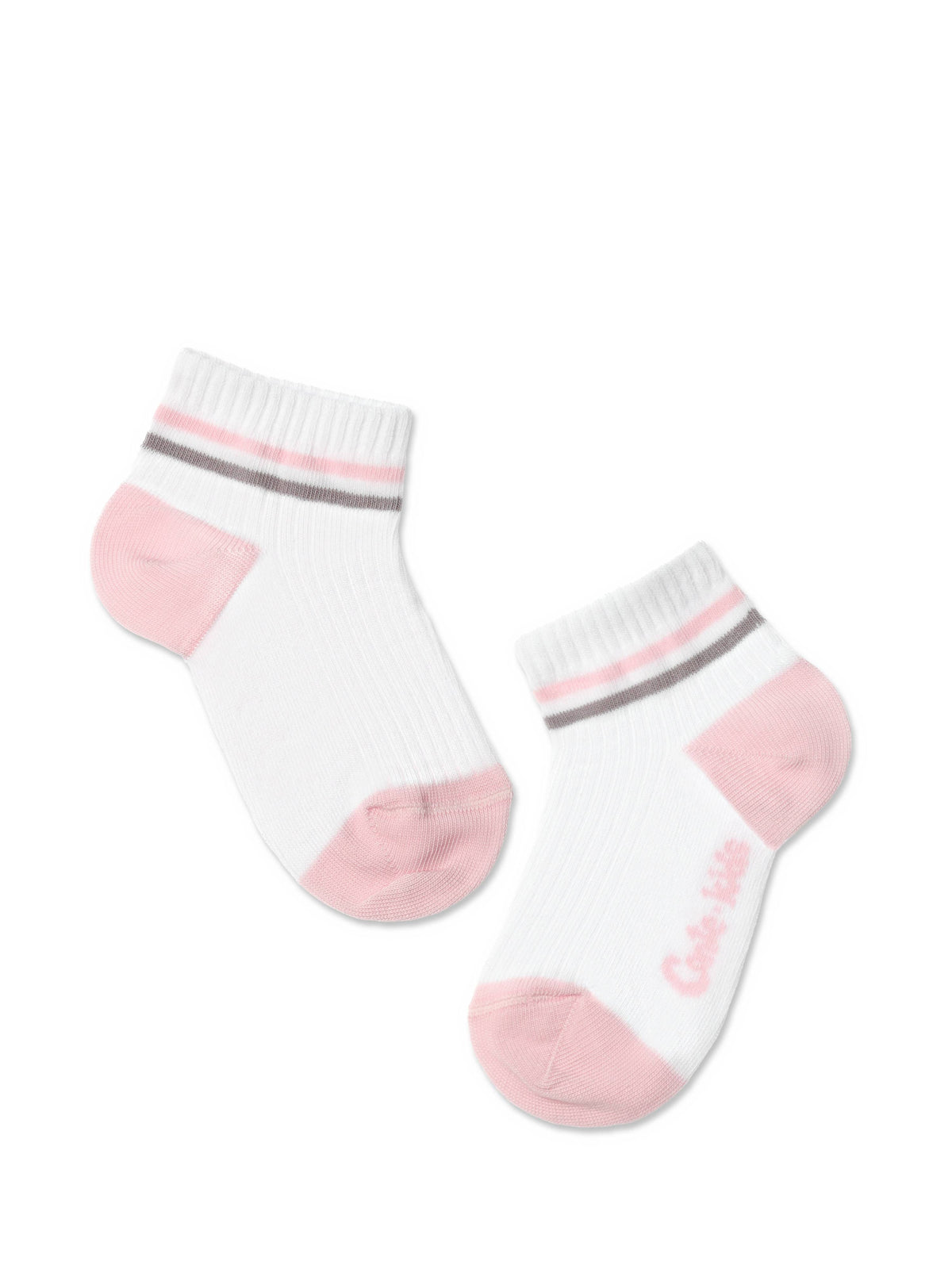 Conte-Kids Active #7С-97СП(503) - Lot of 2 pairs Cotton Socks For Girls