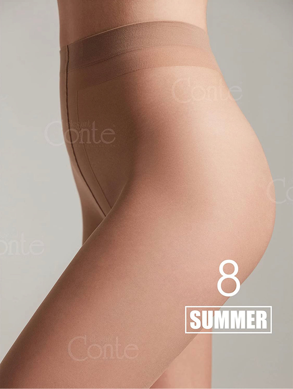 Conte Summer 8 Den - Classic Ultra-thin Invisible Women's Pantyhose (14S-17SP)