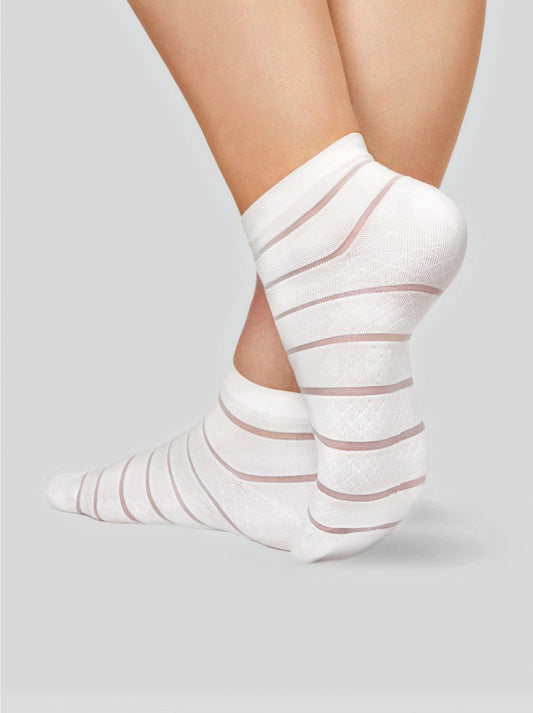 Conte Fantasy #17S-56SP - 1 pair Cropped Polyamide Women's Socks