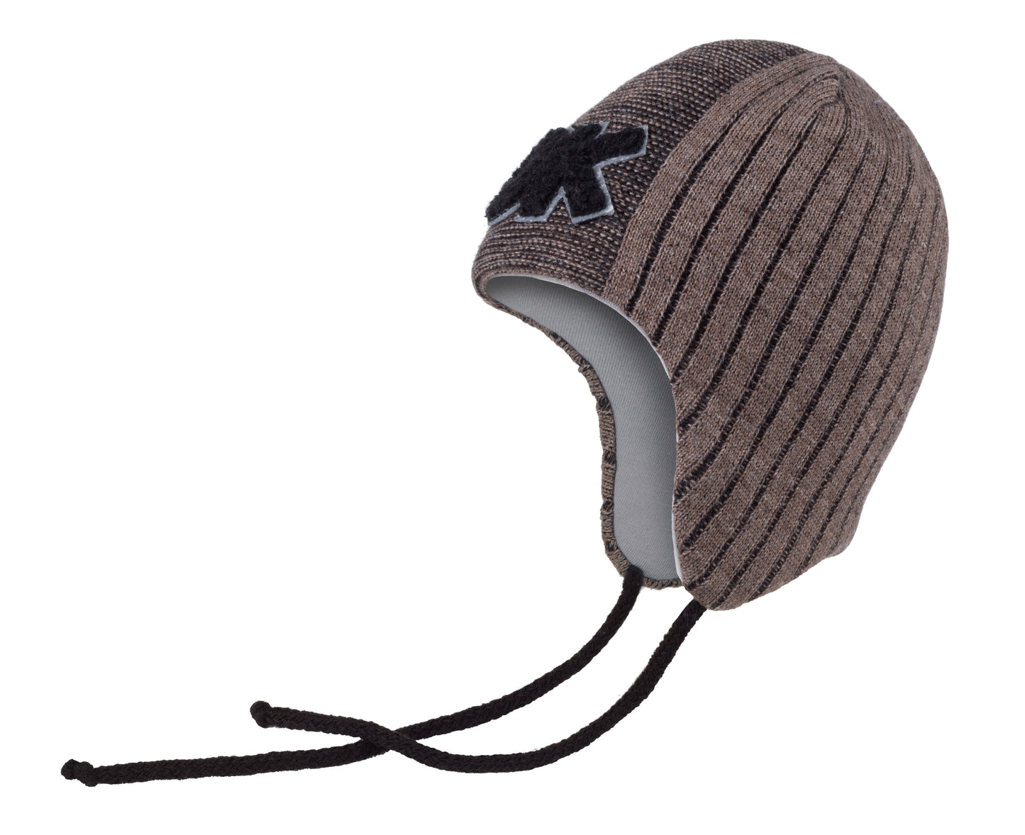 Conte/Esli Double knitted kids hat with strings, supplemented with insulation IsoSoft - For Boys (17С-153СП)