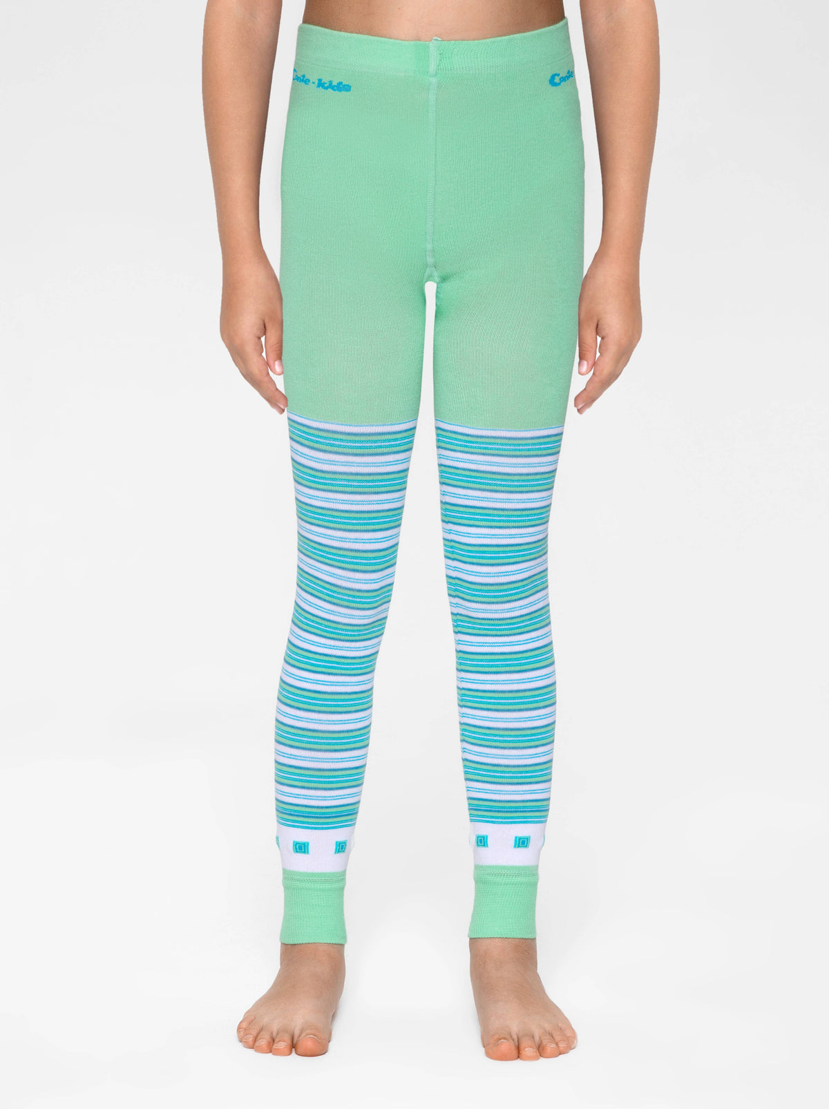 Conte Viva #6С-14СП(007) - Kids Cotton Classic Striped Leggings for Girls