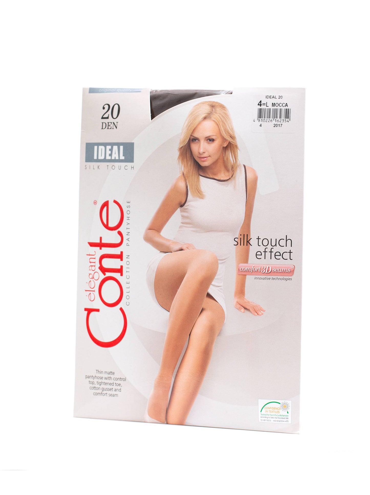 Conte Ideal 20 Den - Classic Women's Tights With a Reinforced Shorts (16С-29СП)