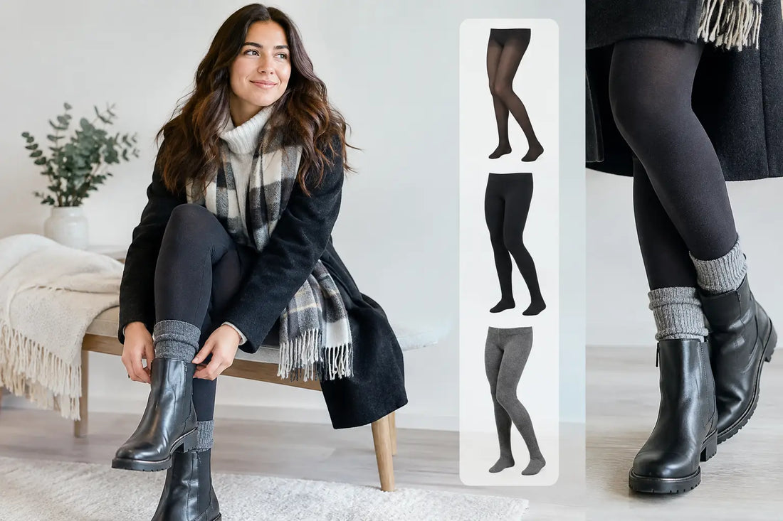 How to Layer Tights in Winter Without Bulk