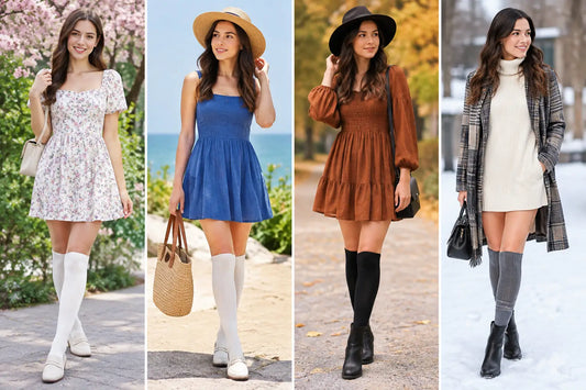 Knee High Socks With Dresses for Every Season