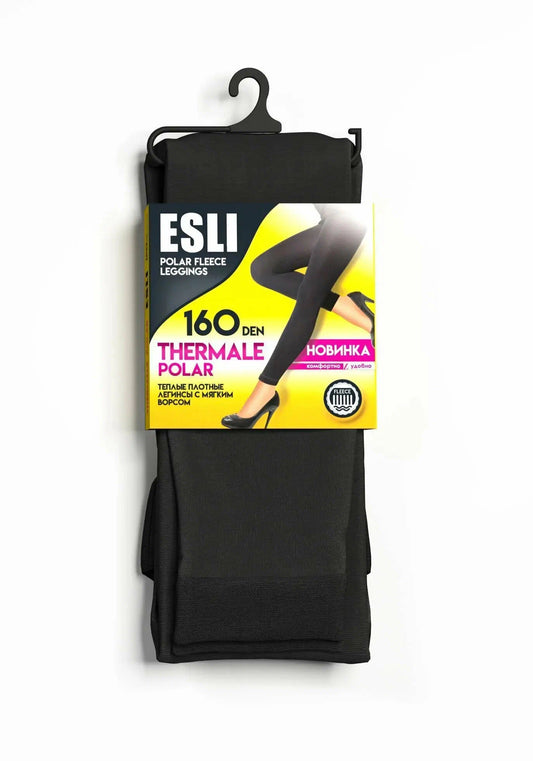 Conte/Esli (Poland) Thermale Polar 160 Den - Warm Fleece Women's Leggings with soft pile (TY 489)