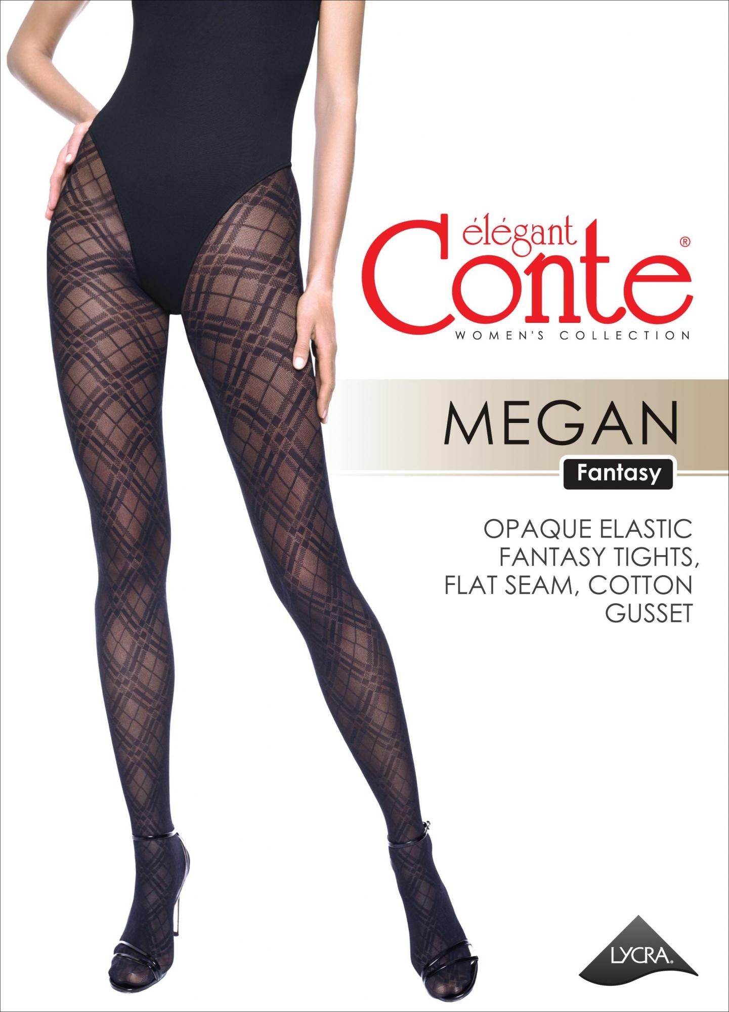 Conte Megan 40 Den - Fantasy Women's Tights with а geometric pattern (19С-242СП)