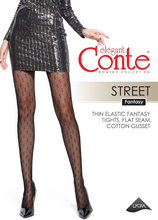 Load image into Gallery viewer, Conte Street 20 Den - Fantasy Thin Women&#39;s Tights with two triple dots pattern (21С-97СП)