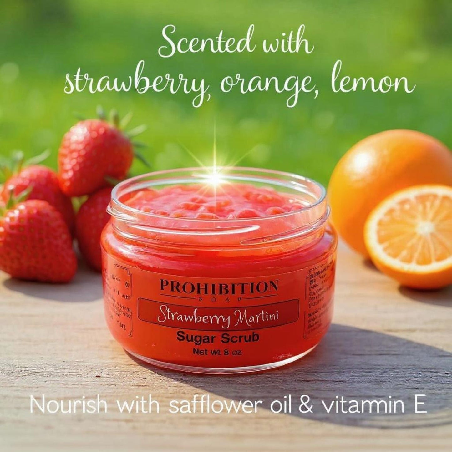 Strawberry Martini Sugar Scrub